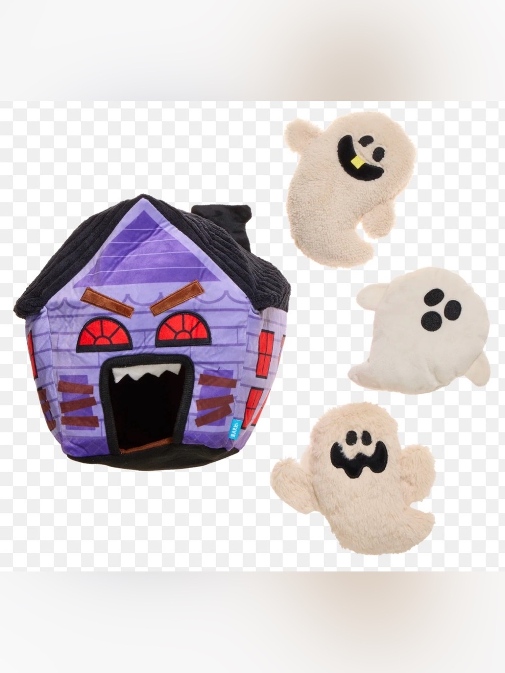 Bark Box XXL Paranormal Snacktivity NEW Multi-part Dog Toy Halloween Haunted Hou